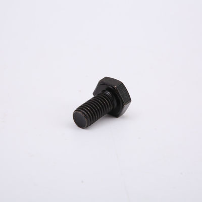 สกรูเหล็กกล้าคาร์บอนความแข็งแรงสูง Hex Head สลักเกลียวหกเหลี่ยมด้านนอกเกรด 8.8 / 10.9 / 12.9