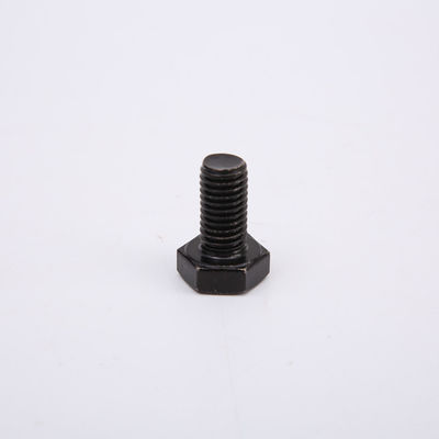 สกรูเหล็กกล้าคาร์บอนความแข็งแรงสูง Hex Head สลักเกลียวหกเหลี่ยมด้านนอกเกรด 8.8 / 10.9 / 12.9