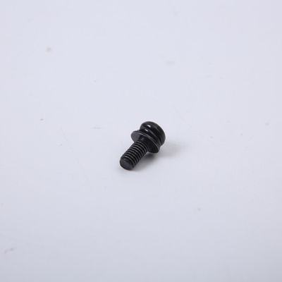 สกรูหัวจมแฉก GB9074.8 แหวนสปริงแบนหัวกลมสีดำ M2M3M4M6