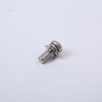 M2 M2.5 M3 M4 สกรูสแตนเลสหัวกลมหัว PAN Bolt พร้อมเครื่องซักผ้าผสม