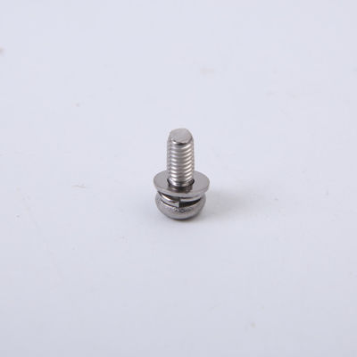 M2 M2.5 M3 M4 สกรูสแตนเลสหัวกลมหัว PAN Bolt พร้อมเครื่องซักผ้าผสม
