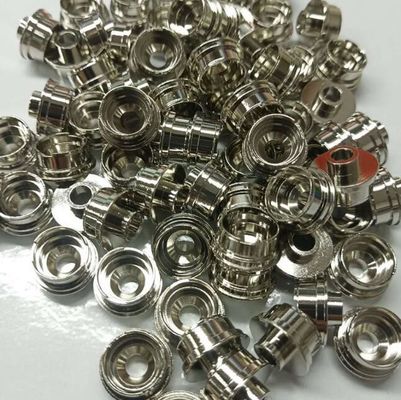 ชิ้นส่วนกลึง CNC ทองแดงที่มีความแม่นยำ Electroplated ทอง เงิน นิกเกิล กุหลาบทอง ดีบุกออกซิเดชัน