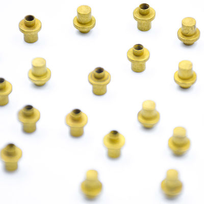OEM Custom CNC Parts สกรูทองแดงพร้อมบริการแปรรูปหมุน
