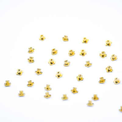 อัตโนมัติทองแดง Fastener Lathe M2 M2.5 M3 M4 M5 M6 หญิงสกรูเน็ตสําหรับ CNC Serive