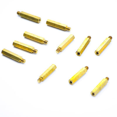 Thread ทองเหลืองสกรูลูกหมัดที่กําหนดเอง Lathe Bolt สําหรับอัตโนมัติ
