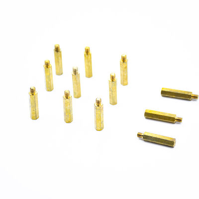 Thread ทองเหลืองสกรูลูกหมัดที่กําหนดเอง Lathe Bolt สําหรับอัตโนมัติ