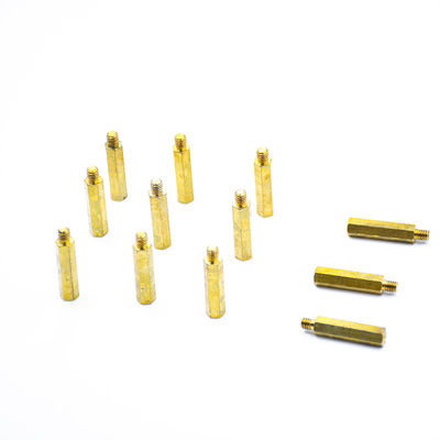 Thread ทองเหลืองสกรูลูกหมัดที่กําหนดเอง Lathe Bolt สําหรับอัตโนมัติ