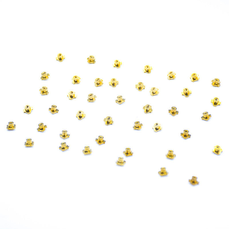 อัตโนมัติทองแดง Fastener Lathe M2 M2.5 M3 M4 M5 M6 หญิงสกรูเน็ตสําหรับ CNC Serive